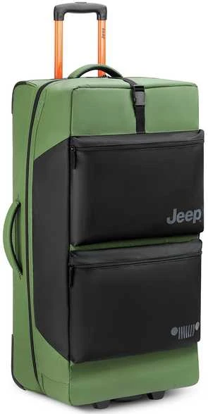 Kelioninis Delsey Jeep JS006B Trolley Duffle matkalaukku, 82 cm, vihreä
