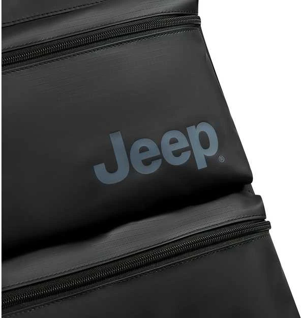 Kelioninis Delsey Jeep JS006B vežimėlio tipo lagaminas, 55 cm, juodas