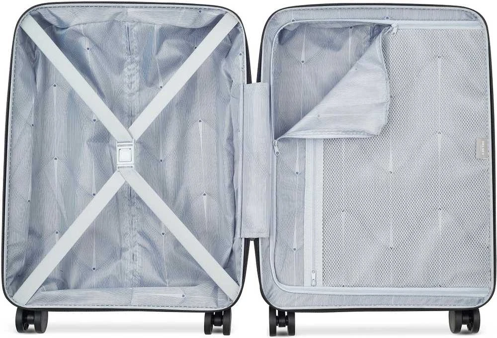 Kelioninis Delsey Ordener Slim 55 cm matkalaukku, musta