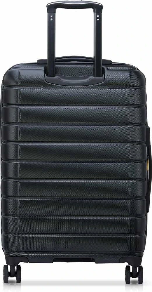 Kelioninis DELSEY lagaminas SHADOW 5.0 66CM 4 DVIGUBI RATAI IŠplečiamas VEŽIUKAS Juodas
