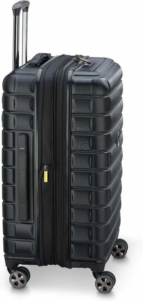 Kelioninis DELSEY lagaminas SHADOW 5.0 66CM 4 DVIGUBI RATAI IŠplečiamas VEŽIUKAS Juodas
