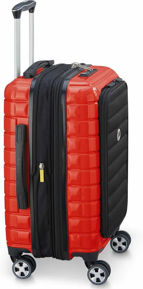 Kelioninis Delsey Shadow 5.0 Expandable Business 55 cm -matkalaukku, punainen/musta