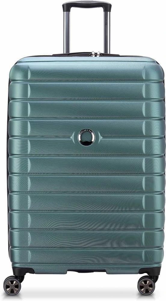 Kelioninis DELSEY lagaminas SHADOW 5.0 75CM 4 DVIGUBI RATAI IŠplečiamas vežimėlis Žalias