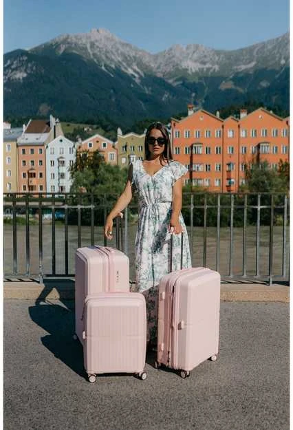 Kelioninis Heys Airlite 66 cm -matkalaukku, vaaleanpunainen
