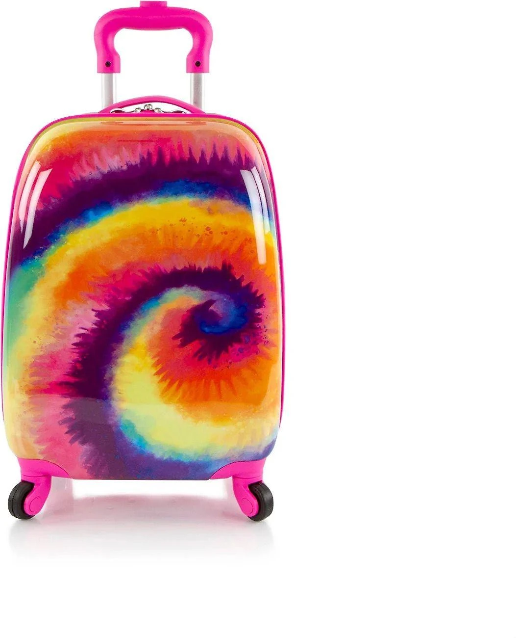 Kelioninis Heys Fashion Spinner -lasten matkalaukku, solmuvärjätty pinkki