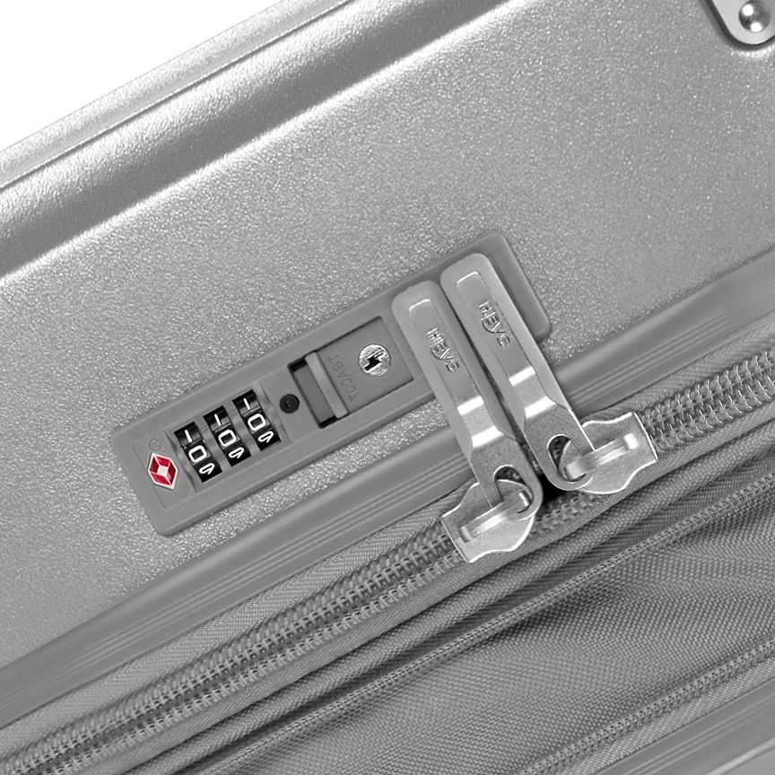 Kelioninis Heys Luxe Trunk 76 cm -matkalaukku, hopea