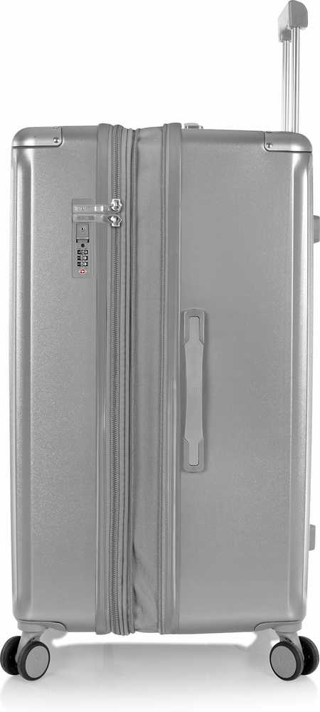 Kelioninis Heys Luxe Trunk 76 cm -matkalaukku, hopea