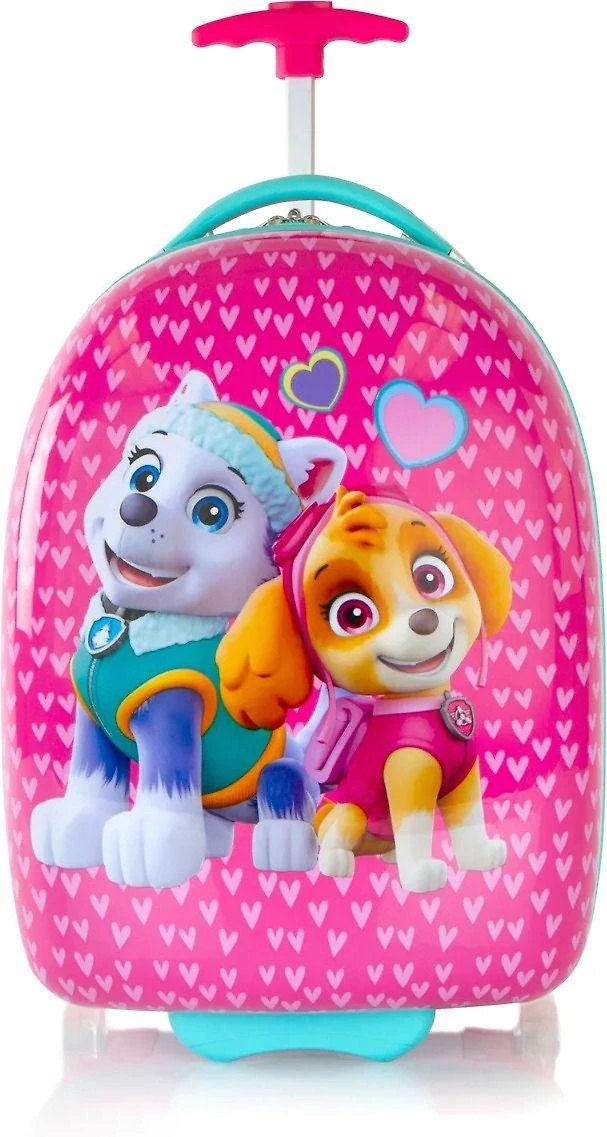 Kelioninis Heys Nickelodeon Paw Patrol -lasten matkalaukku, pinkki/turkoosi