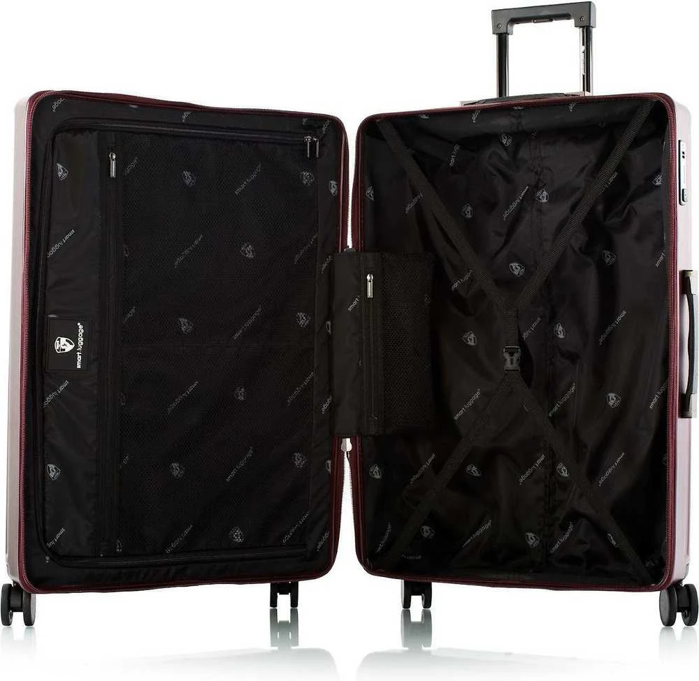 Kelioninis Heys Smart Luggage 76 cm -matkalaukku, viininpunainen