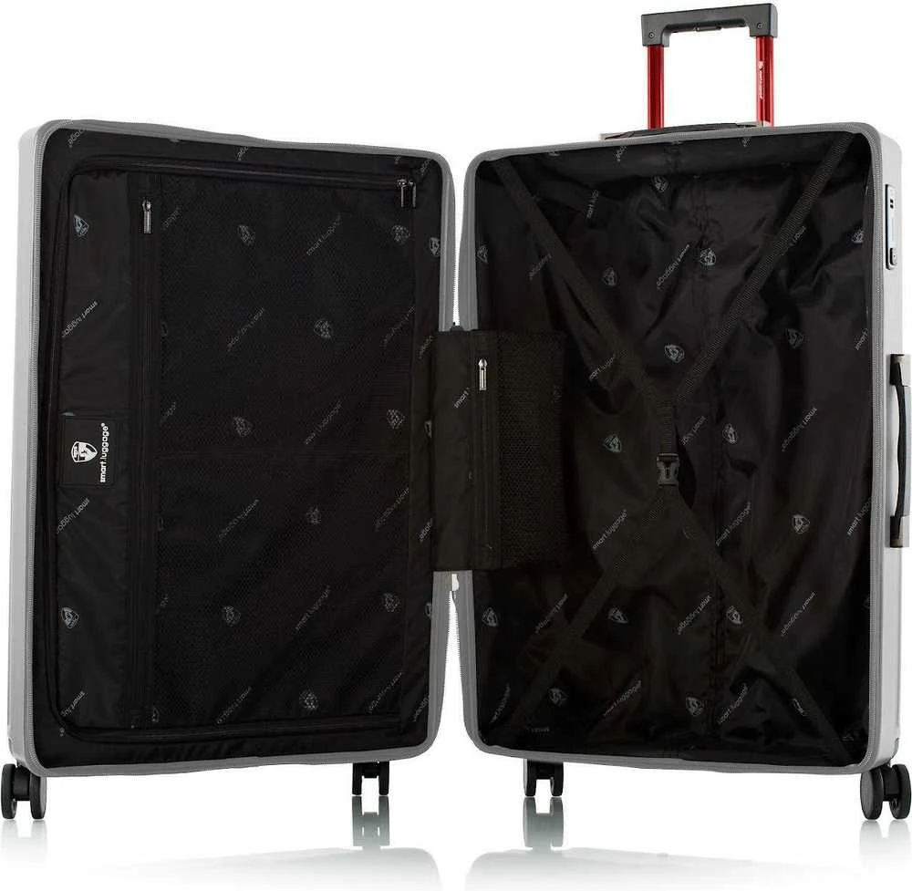 Kelioninis Heys Smart Luggage 76 cm -matkalaukku, musta