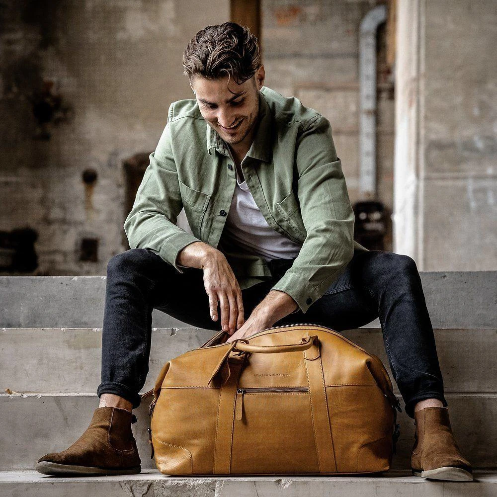 The Chesterfield Brand „Chesterfield“ prekės ženklo „Portsmouth“ kelioninis krepšys, konjakas