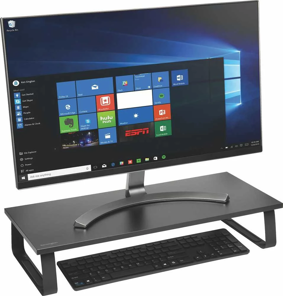 Leitz Kensington K55726EU monitoriaus laikiklis arba stovas 81,3 cm (32") Juoda