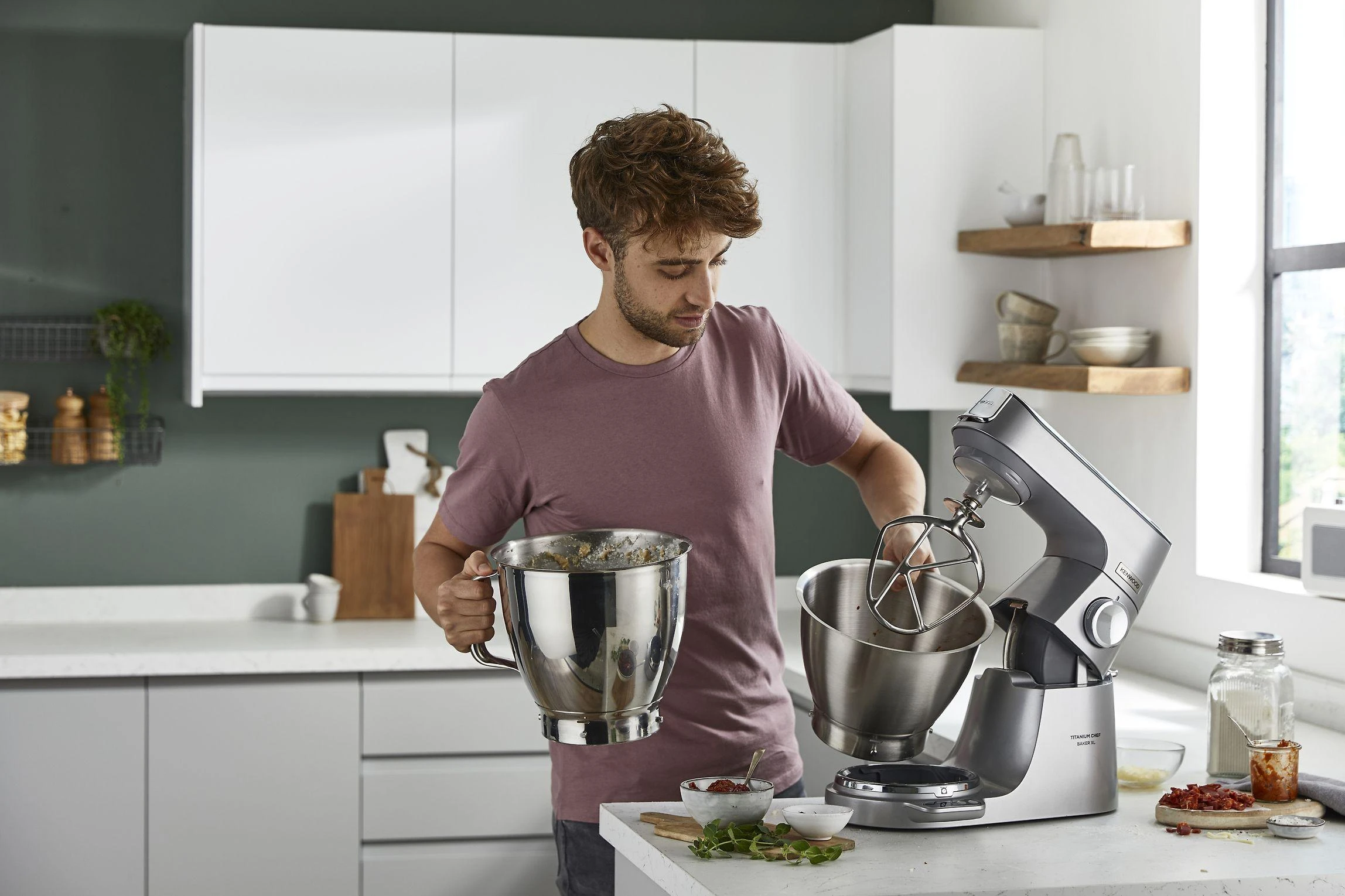 Virtuvinis kombainas Kenwood KVL85.704SI Titanium Chef Baker XL