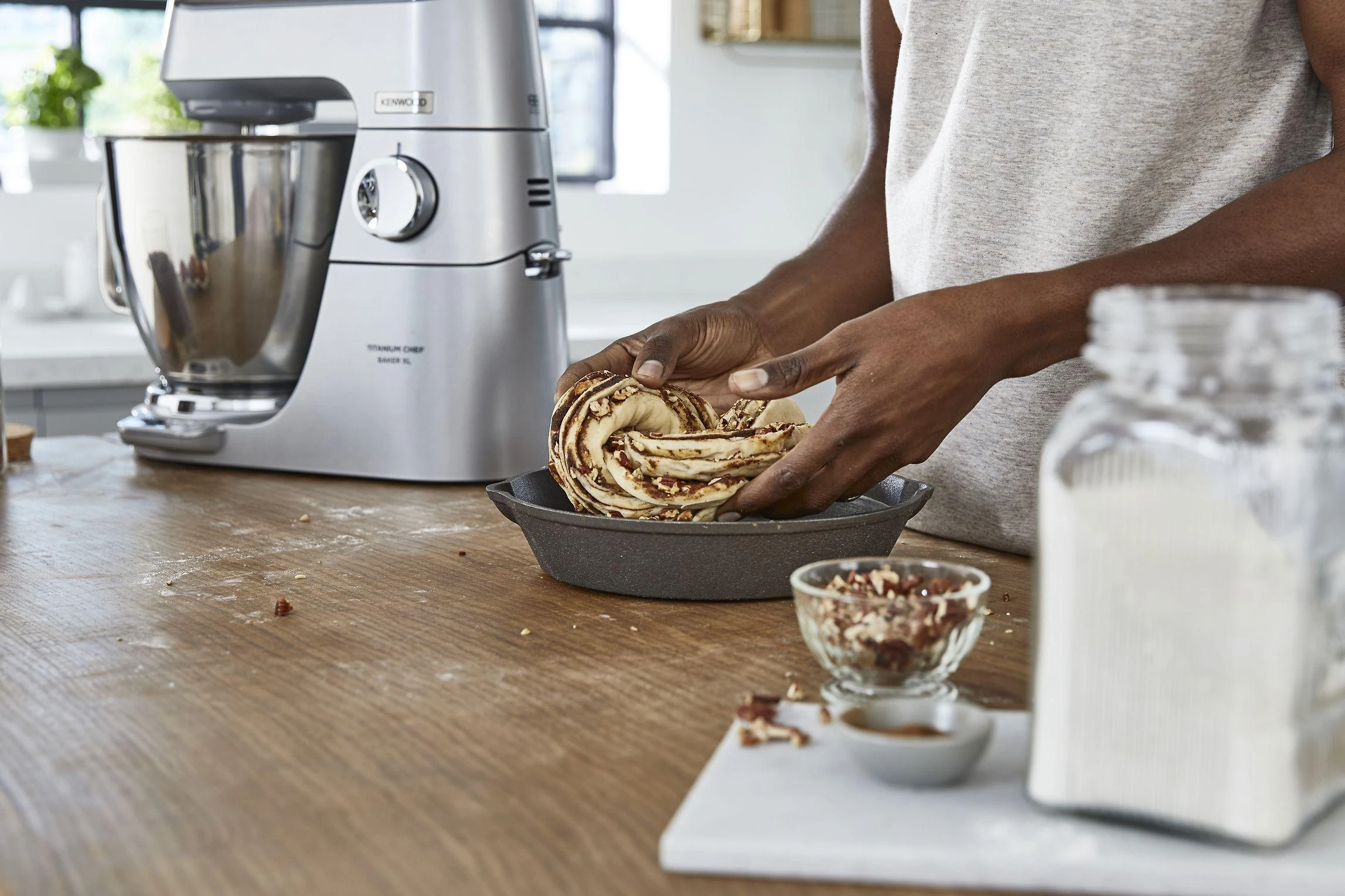 Virtuvinis kombainas Kenwood KVL85.704SI Titanium Chef Baker XL