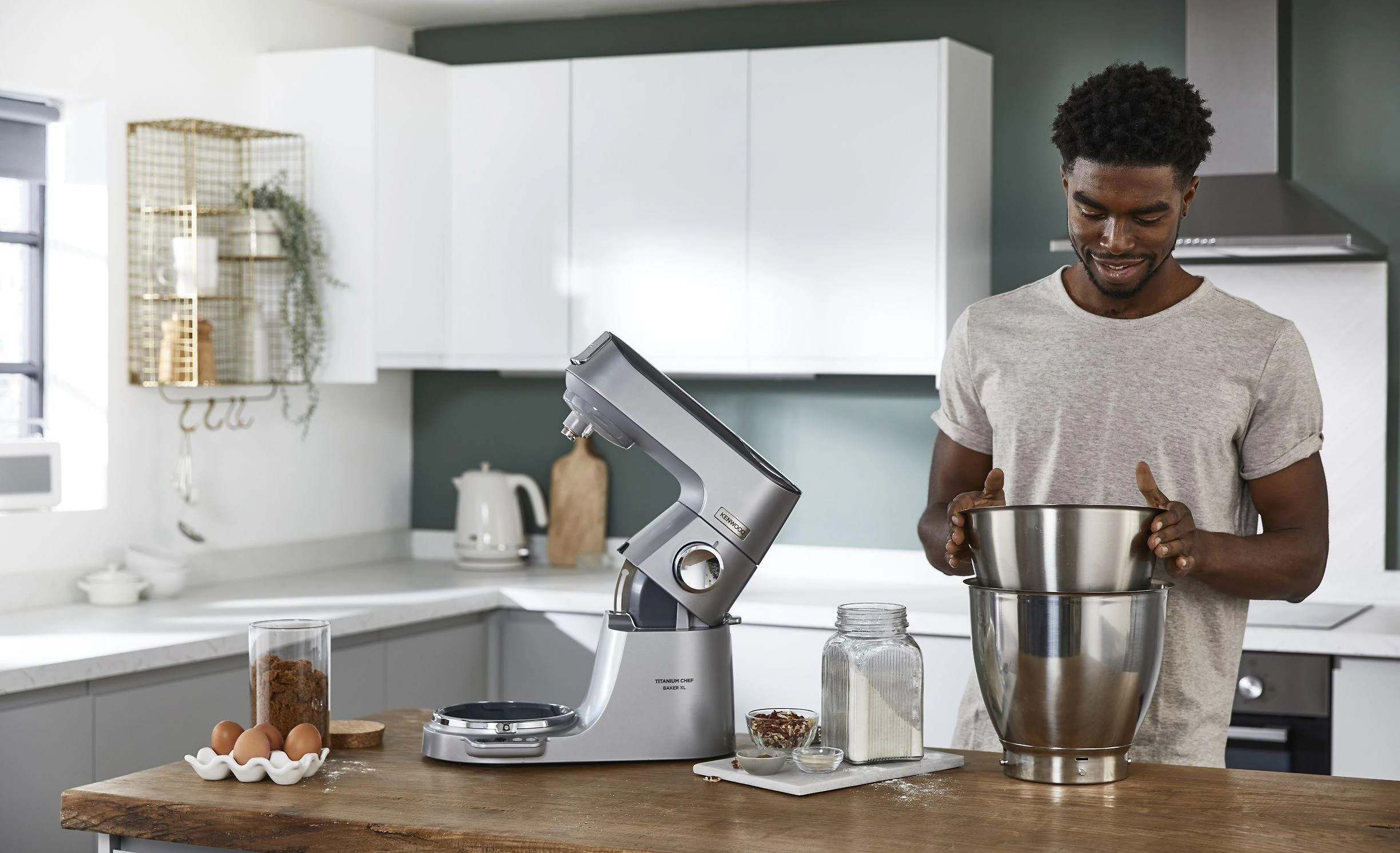 Virtuvinis kombainas Kenwood KVL85.704SI Titanium Chef Baker XL