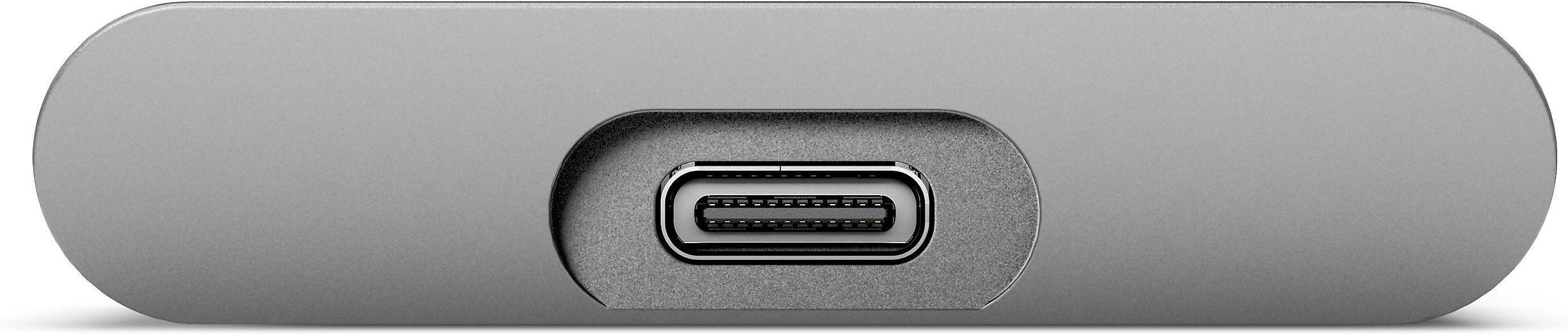 Kietasis diskas LaCie išorinis nešiojamas SSD v2 (2,5 colio / 1 TB / USB 3.1 C tipo)
