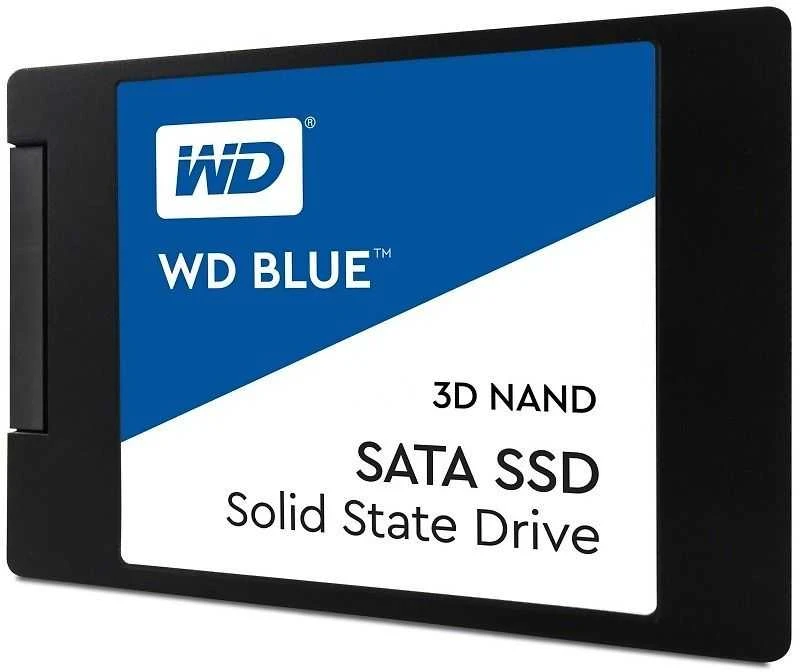 WD Mėlyna SA510 SSD 500GB SATA III 6Gb/s korpuse, 2.5" 7mm vidinėje dalyje, vienoje pakuotėje, maitinamas „SANDISK“