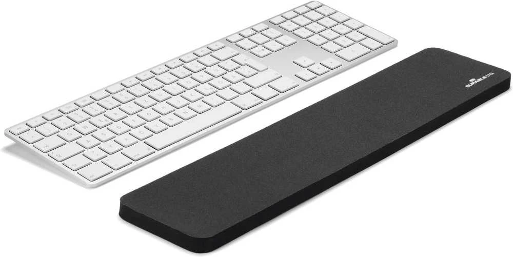 Klaviatūra Patvarus DURABLE riešo atrama antracito klaviatūroms