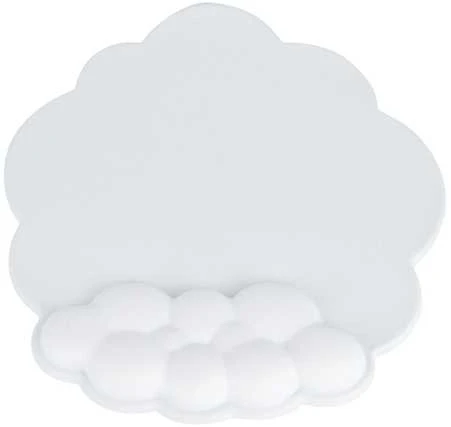Kilimėlis ErgoWork Cloud -hiirimatto rannetuella, valkoinen