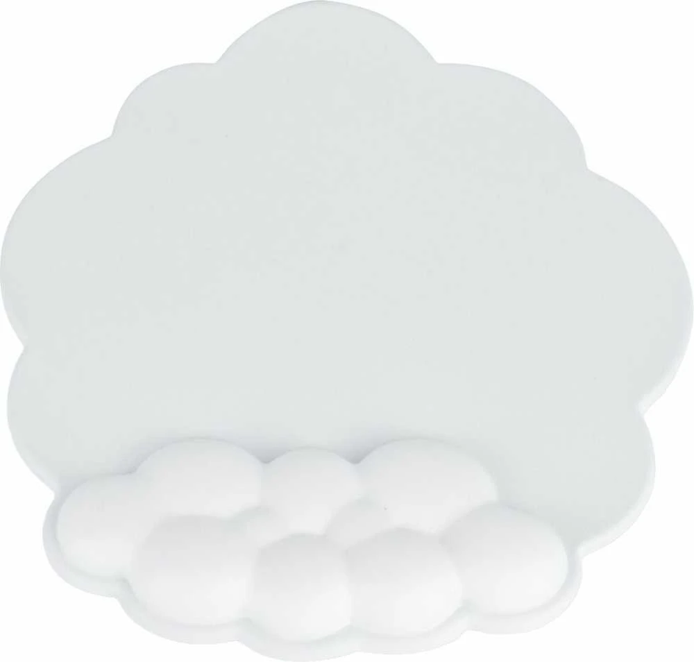 Kilimėlis ErgoWork Cloud -hiirimatto rannetuella, valkoinen