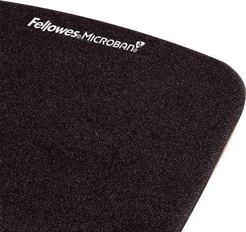 Kilimėlis pelei su riešo atrama FELLOWES PlushTouch™ (9252003), juoda sp.