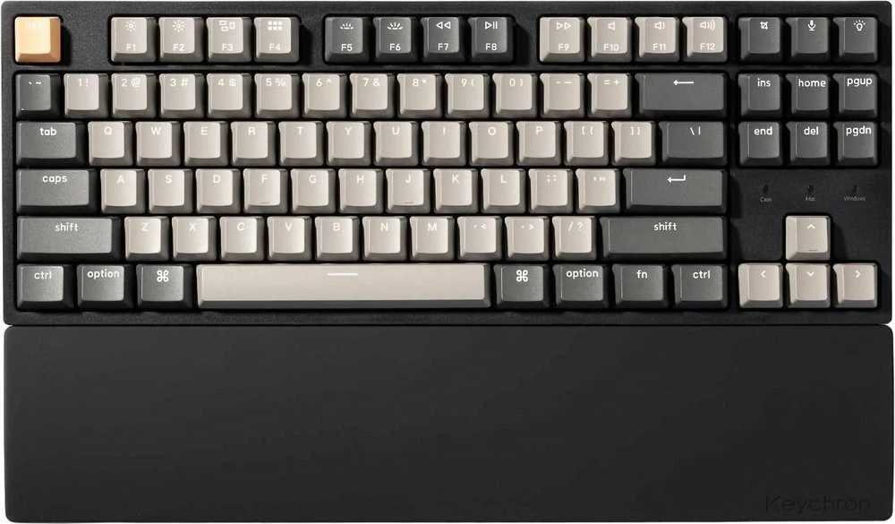 Pelė Keychron Silikoninė delno atrama PR45 80% (358 x 79,5 x 18 mm) Atrama Riešui