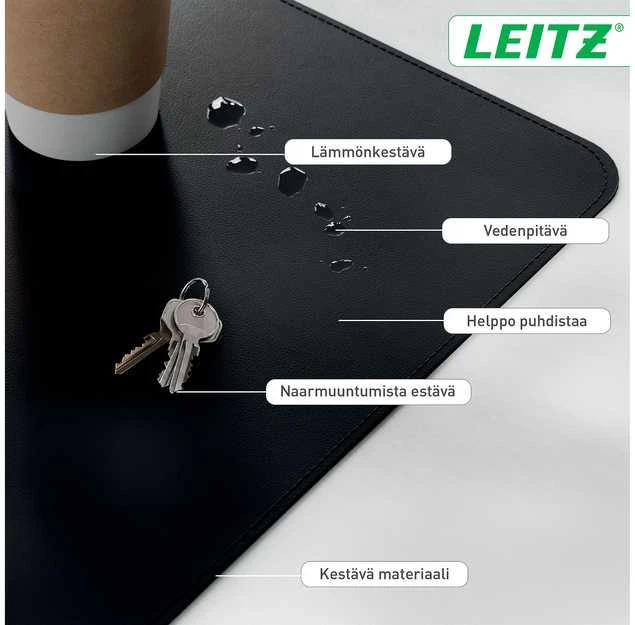 Kilimėlis Leitz 80x40 cm Juodas (53820095)