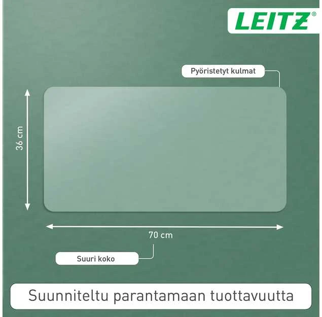 Kilimėlis Leitz didelis skaidrus kilimėlis skaidrus