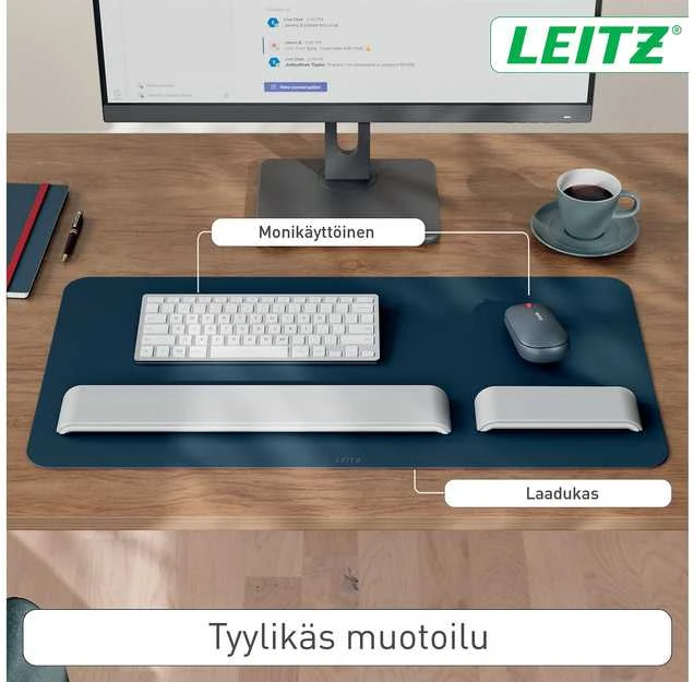 Kilimėlis Leitz Skóra 36 x 70 cm Tamsiai pilka (53850089)