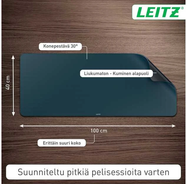 Kilimėlis Leitz Gaming Mat 100 x 40 cm Tamsiai pilka (53840089)