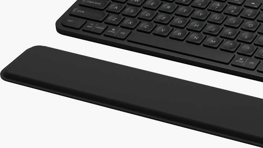 Klaviatūra LOGITECH MX Keys riešo atrama (juoda)