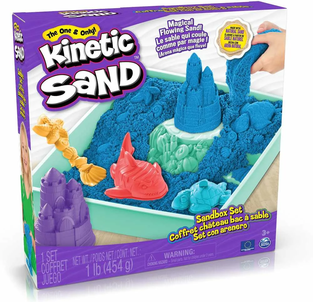 Spin Master Kinetic Sand - Rinkinys Piaskownica mėlyna