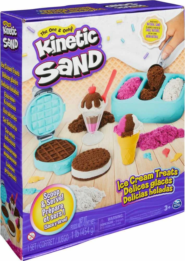 KINETIC SAND Rinkinys „Ledų desertai“