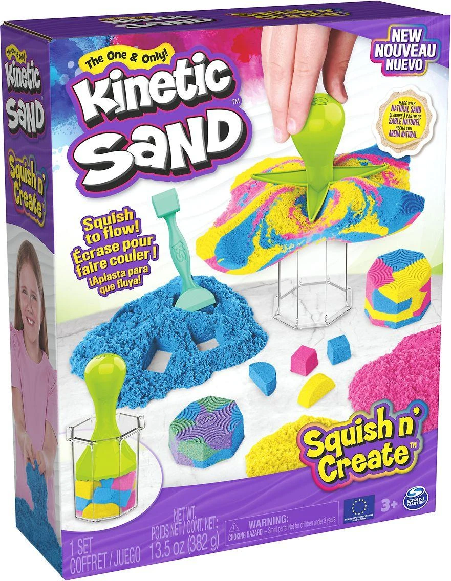 Spin Master KINETIC SAND Kinetinio smėlio rinkinys „Formuok ir kurk“