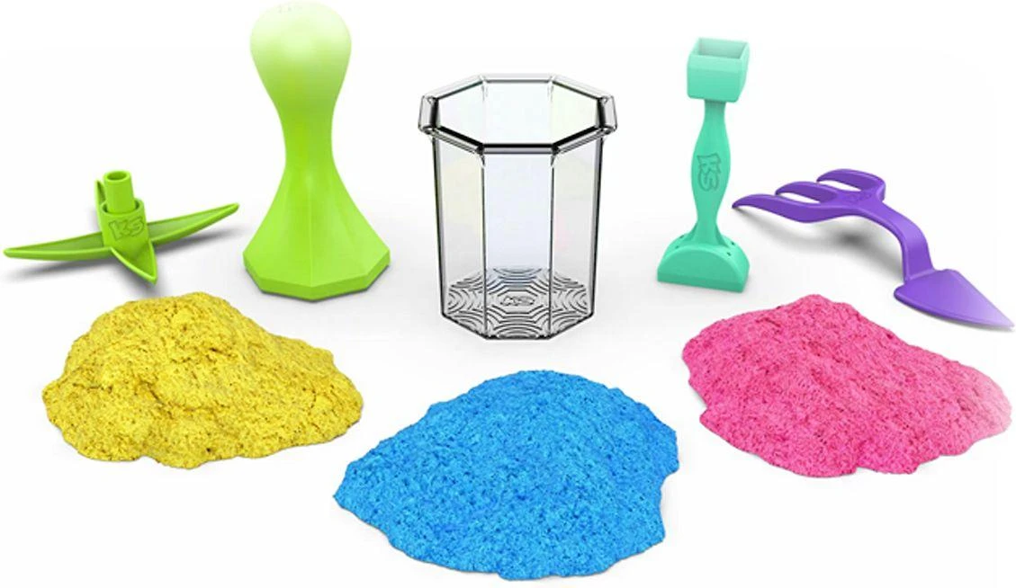 Spin Master KINETIC SAND Kinetinio smėlio rinkinys „Formuok ir kurk“