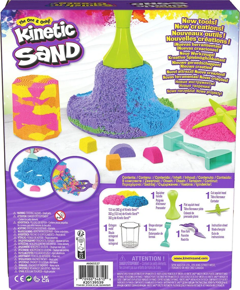 Spin Master KINETIC SAND Kinetinio smėlio rinkinys „Formuok ir kurk“