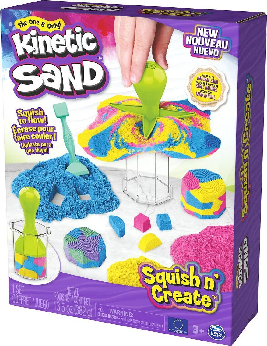 Spin Master KINETIC SAND Kinetinio smėlio rinkinys „Formuok ir kurk“