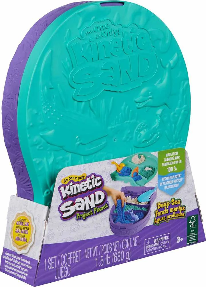 Spin Master Kinetic Sand Deep Sea 680 g + formelės
