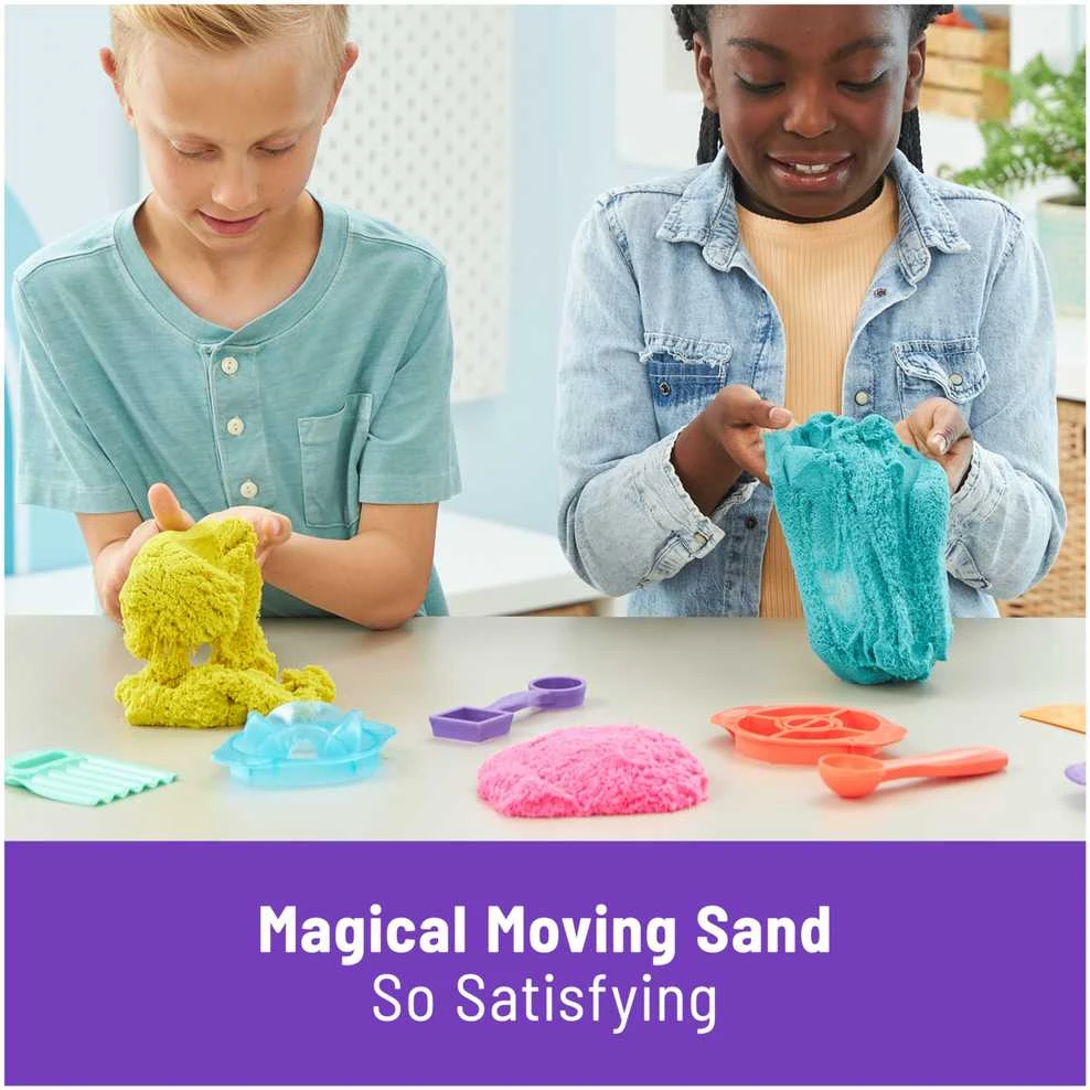 Spin Master Kinetic Sand Kinetinis smėlis – tobulas smėliavimo rinkinys (6067345)