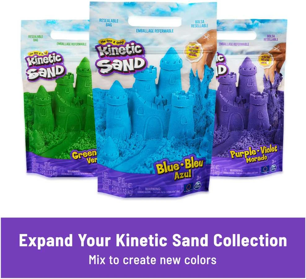 Spin Master Kinetic Sand Kinetinis smėlis – tobulas smėliavimo rinkinys (6067345)