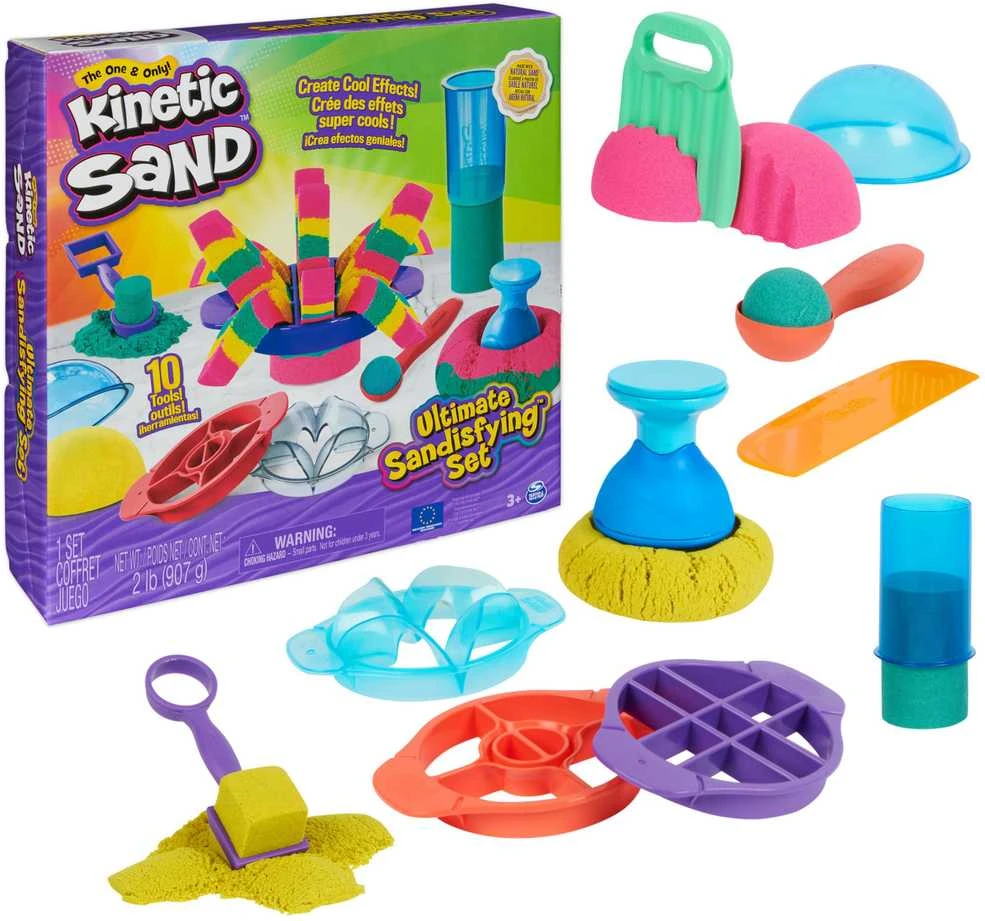 Spin Master Kinetic Sand Kinetinis smėlis – tobulas smėliavimo rinkinys (6067345)