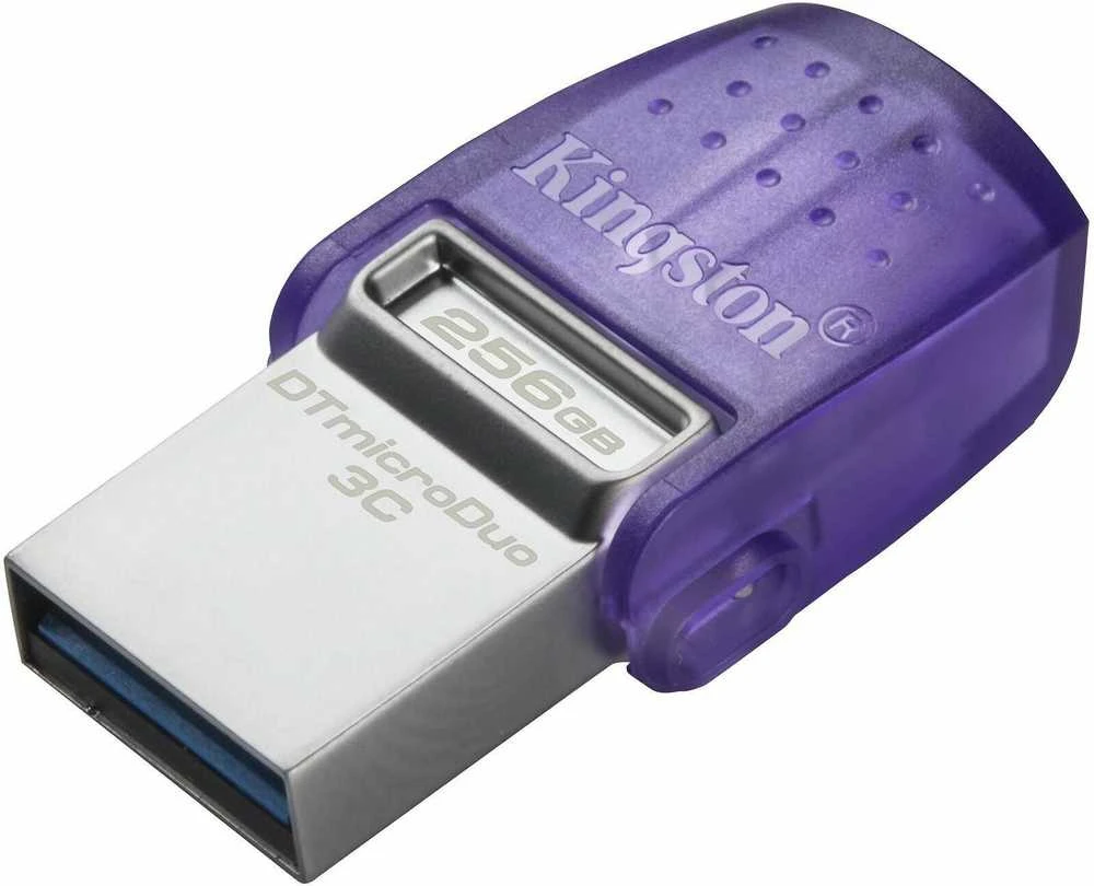 USB laikmena Kingston DataTraveler microDuo 3C, 256 GB, USB Type-A / USB Type-C