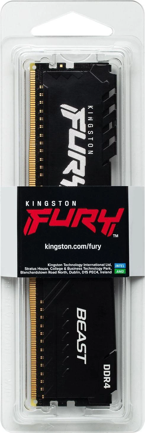 RAM Kingstonas | Fury Beast | 16 GB | DDR4 | 3200 MHz | PC/serveris | Registracijos Nr. | ECC Nr