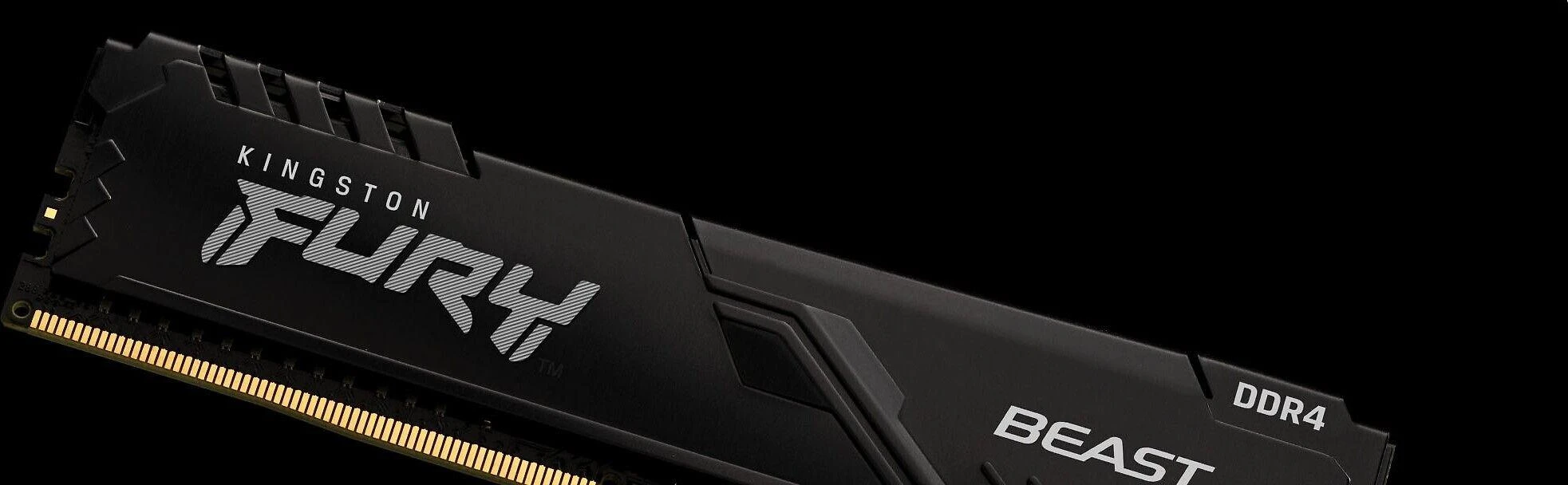 RAM KINGSTON 32GB 3600MHz DDR4 CL18 DIMM FURY Beast Juodas