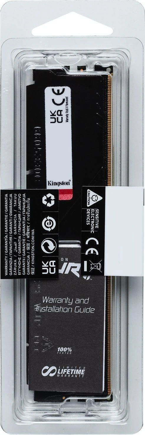 RAM Kingstonas | Fury Beast | 16 GB | DDR5 | 5600 MHz | PC/serveris | Registracijos Nr. | ECC Nr