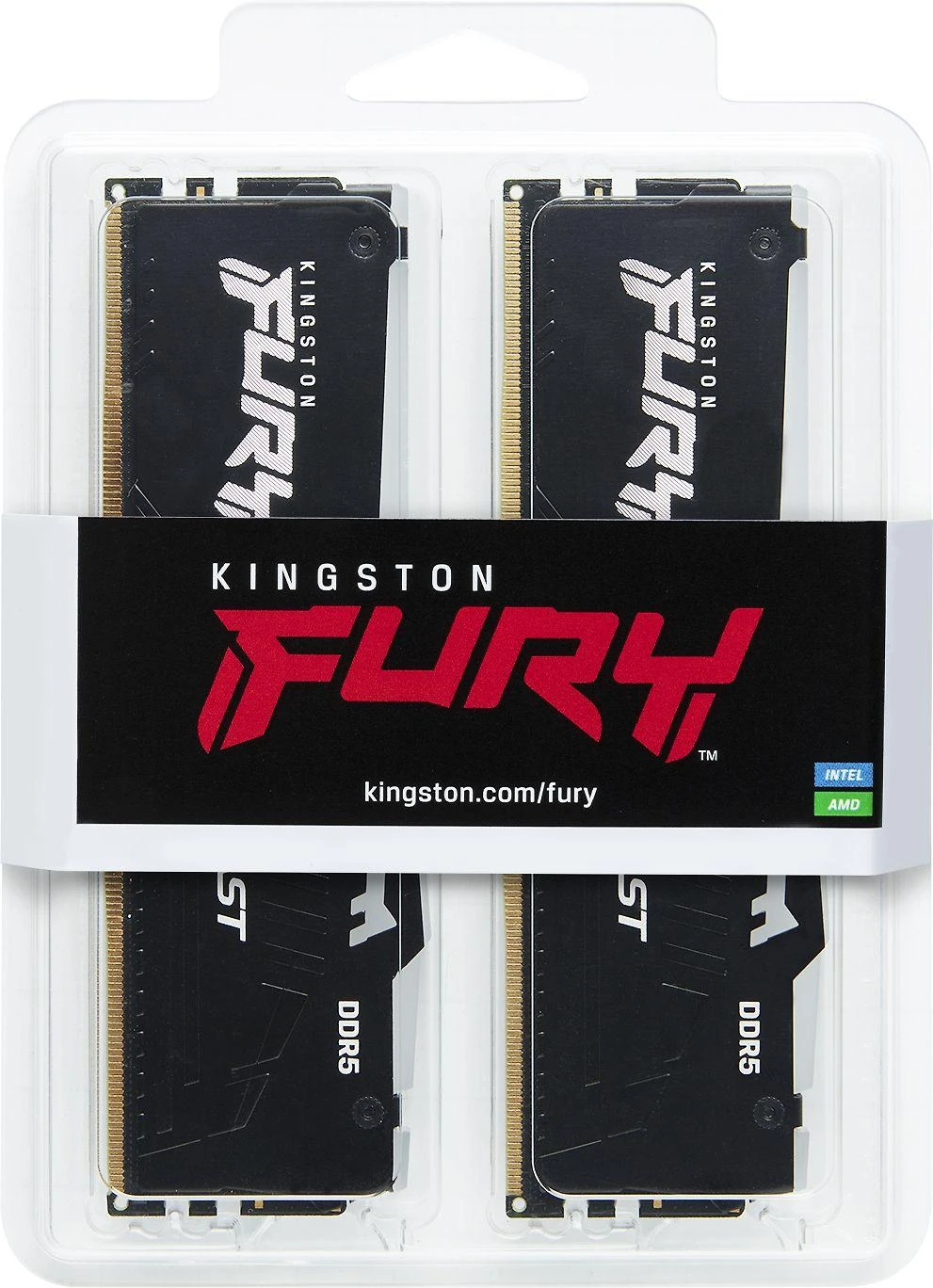 RAM KINGSTON 64GB 6000MT/s DDR5 CL36 DIMM rinkinys iš 2 FURY Beast RGB EXPO
