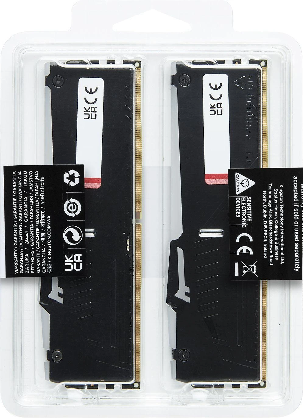RAM KINGSTON 64GB 6000MT/s DDR5 CL36 DIMM rinkinys iš 2 FURY Beast RGB EXPO