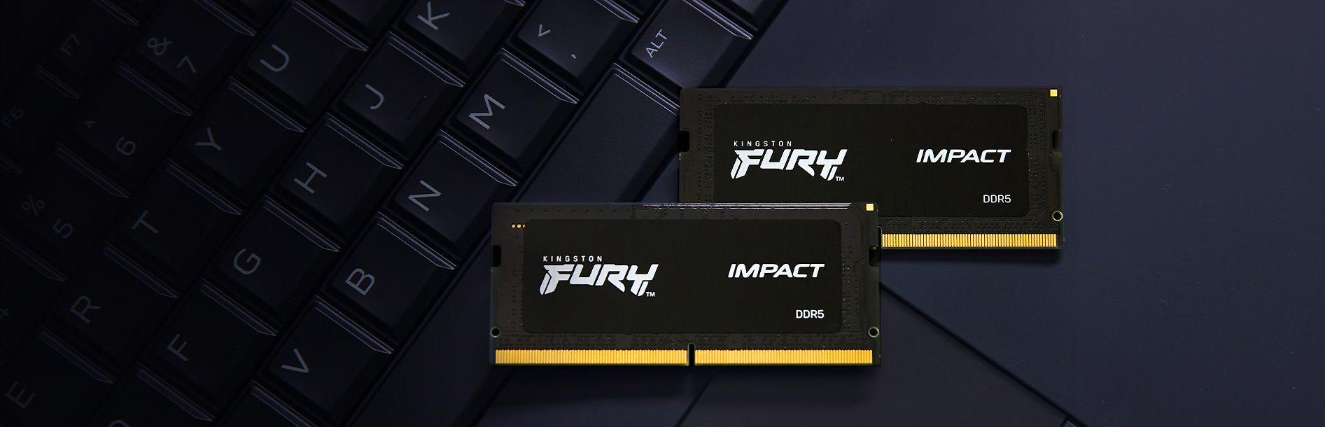 Nešiojamo kompiuterio atmintis KINGSTON 32GB 4800MT/s DDR5 CL38 SODIMM 2 vnt. rinkinys FURY Impact