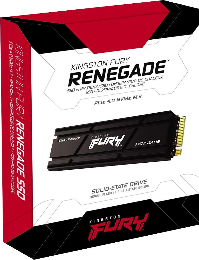 KINGSTON 2TB Renegade PCIe 4.0 NVMe SSD w/ Heatsink