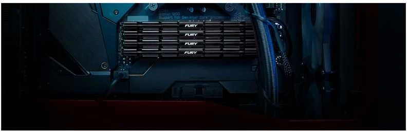 RAM Kingston 32GB 3200MT/s DDR4 CL16 DIMM (Kit of 2) 1Gx8 FURY Renegade Juodas EAN: 740617337914